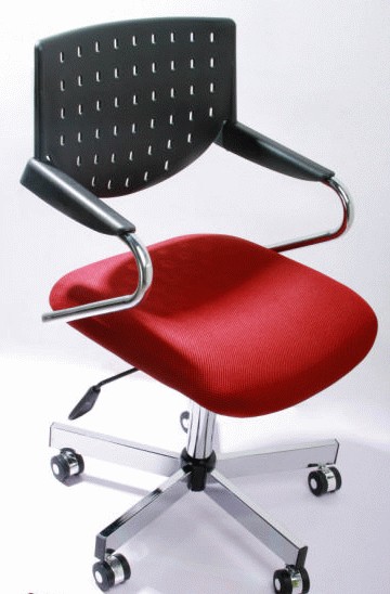 BLACK & RED OFFICE CHAIR BSC-108101
