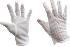 ESD STRIPPED DOTTED GLOVES