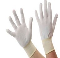 ESD WHITE NYLON NON COATED GLOVES