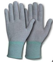 ESD GREY CARBON NON COATED GLOVES