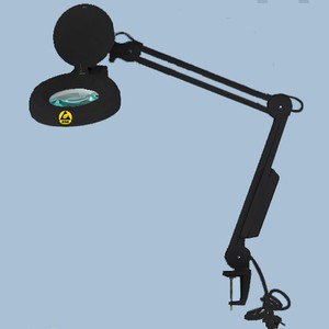 CONDUCTIVE MAGNIFYING LAMP ROUND LENS