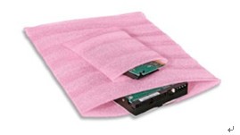 PINK ANTI STATIC FOAM BAGS