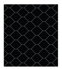BLACK CONDUCTIVE GRID CURTAIN