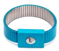 BLUE METAL WRIST STRAP