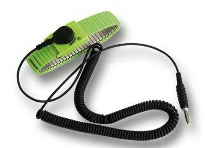 GREEN METAL WRIST STRAP SET