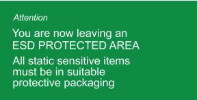ESD PROTECTED AREA 