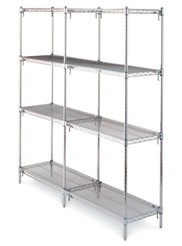 WIRE SHELVES UNIT