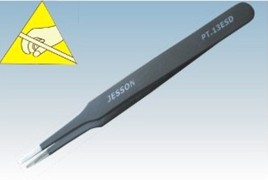 ESD BLACK TWEEZER PE 13