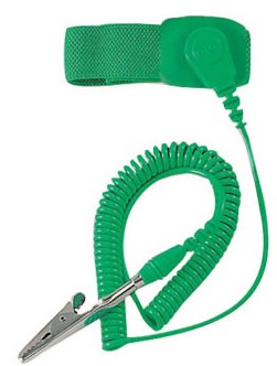 ESD GREEN FABRIC WRIST